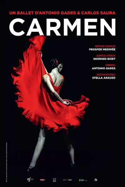 Carmen, Ballet d'antonoio Gades et Garlos Saura à l'Arcadium Annecy