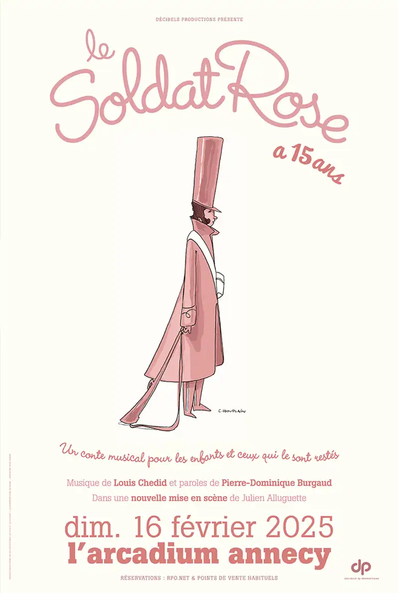 Le Soldat Rose à 15 ans, un conte musical pour les enfants et ceux qui le sont restés. Arcadium Annecy