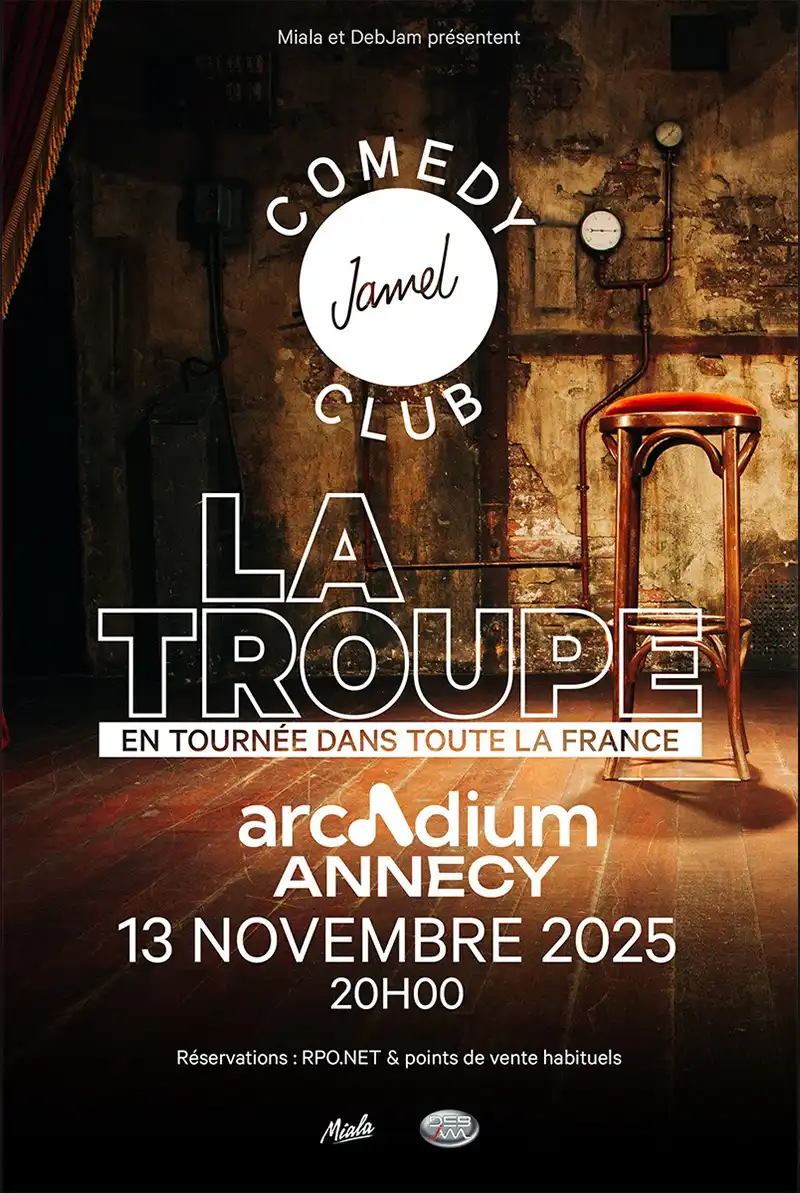 La troupe du Jamel Comedy Club en tournée à l'Arcadium