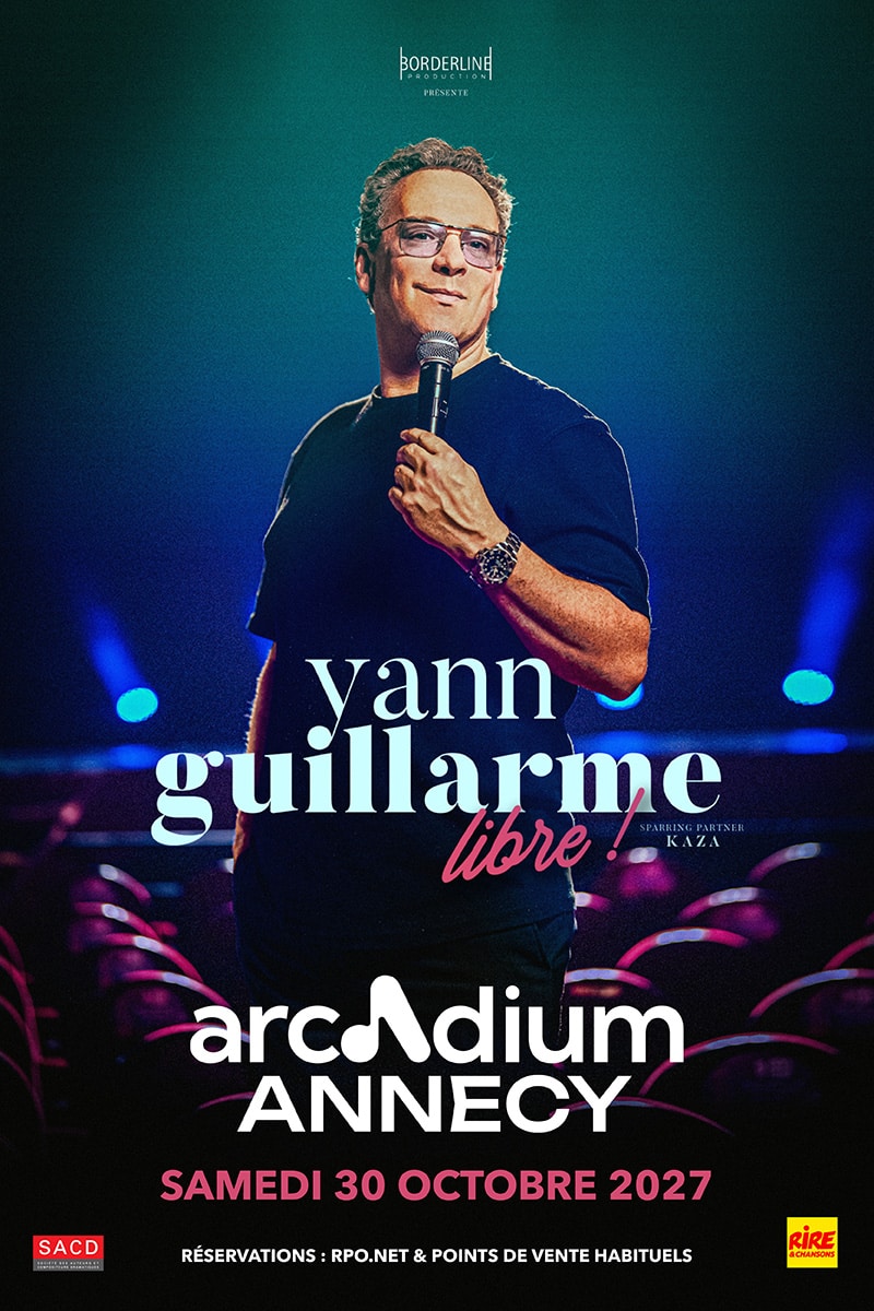 Libre ! Spectacle de Haroun à l'Arcadium Annecy